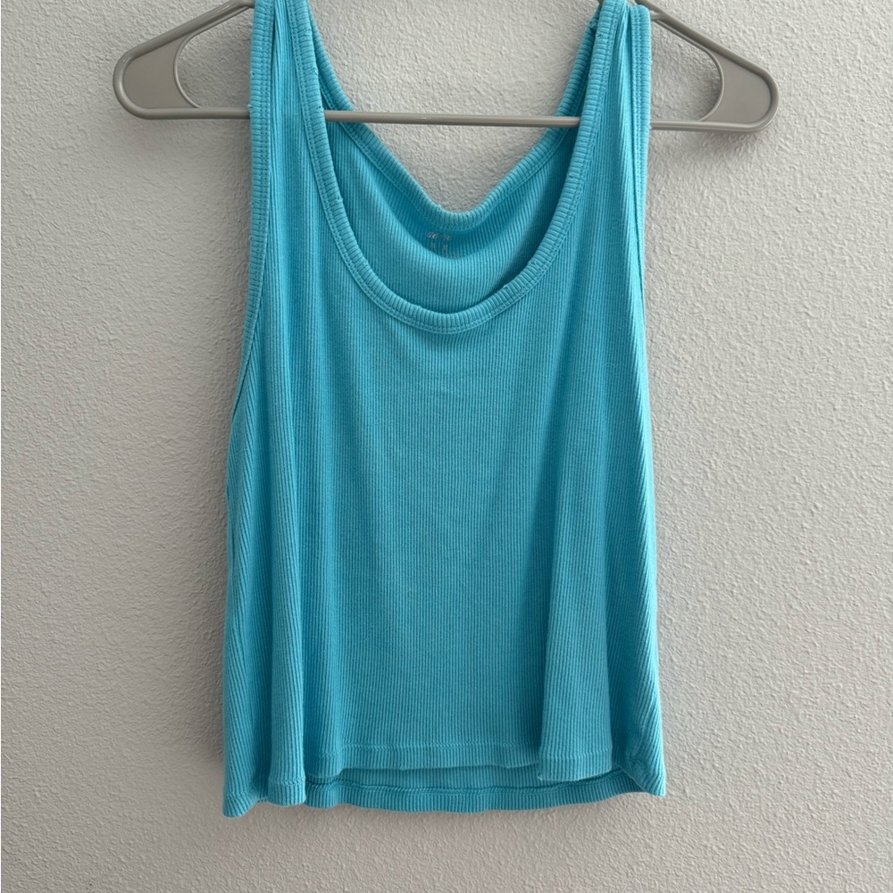 Blue AE Crop Top
